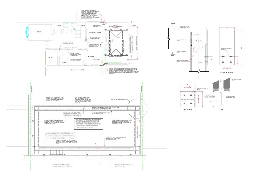 Robson Associates Architectural and Structural Design Practice Located in Windsor Berkshire - structural design beam
